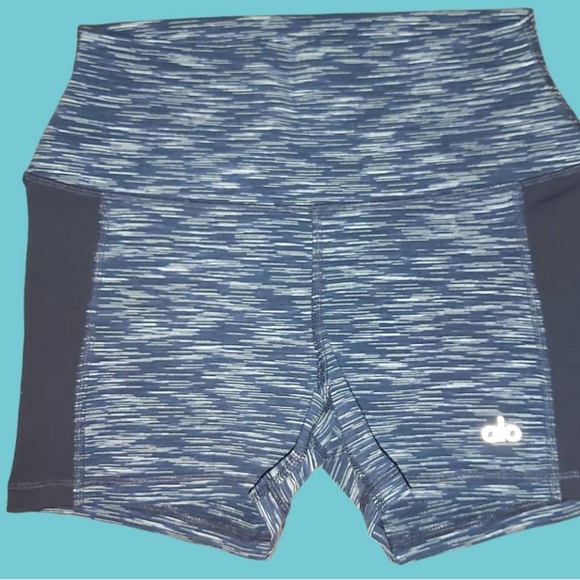 ALO Yoga ELE / ATE SHORT Color RICH NAVY Space dy - Picture 2 of 12